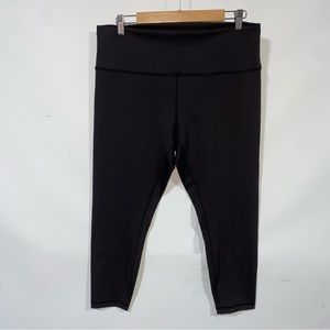 Lululemon wunder under crop leggings